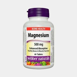 Webber Naturals Horčík magnézium 500 mg 60 tabliet vyobraziť