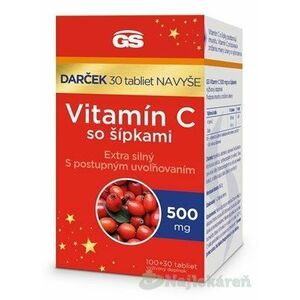 GS Vitamín C 500 mg so šípkami darček2023 vyobraziť