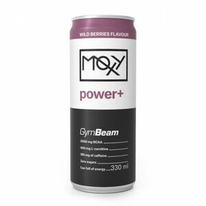 MOXY power+ - GymBeam jahodová limonáda 24 x 330 ml vyobraziť