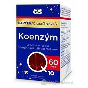 GS Koenzým Q10 60 mg darček 2023 vyobraziť
