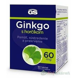 GS Ginkgo 60 mg s horčíkom 90 tbl vyobraziť