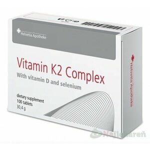 Helvetia Apotheke Vitamín K2 Complex tbl (s vitamínom D3 a selénom) 100 ks vyobraziť