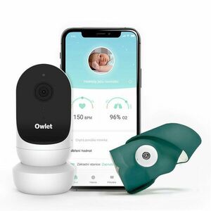 OWLET Ponožka inteligentná Owlet Smart Sock 3 a kamera Owlet Cam 2 Deep sea green vyobraziť