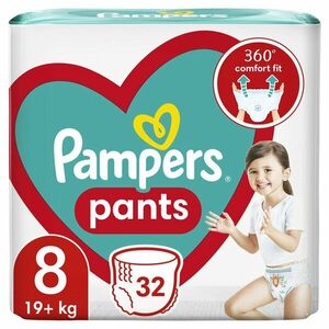 PAMPERS Plienky nohavičkové Active Baby Pants veľ. 8 (32 ks) 19+ kg vyobraziť
