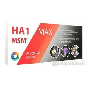 HA1 MSM MAX náhrada synoviálnej tekutiny injekčný roztok kys. hyalurónovej 1, 6% a MSM 5% 3 ml vyobraziť