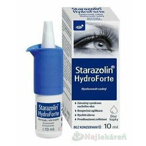 Starazolin HydroForte zvlhčujúce očné kvapky s hyaluronátom sodným 10 ml vyobraziť