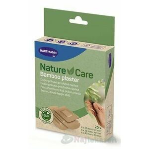 Nature Care Bamboo plaster náplasť priedušná, 3 veľkosti (25x72 mm, 30x40 mm, 40x60 mm) 20 ks vyobraziť