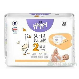 bella HAPPY Soft&Delicate 2 Mini detské plienky (3-6 kg) 38 ks vyobraziť