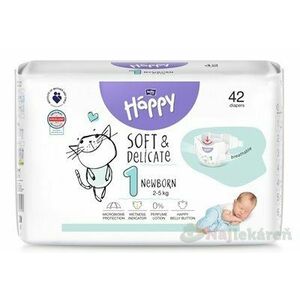 bella HAPPY Soft&Delicate 1 Newborn detské plienky (2-5 kg) 42 ks vyobraziť