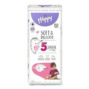 bella HAPPY Soft&Delicate 5 Junior detské plienky (11-18 kg) 52 ks vyobraziť