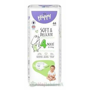 bella HAPPY Soft&Delicate 4 Maxi detské plienky (8-14 kg) 44 ks vyobraziť