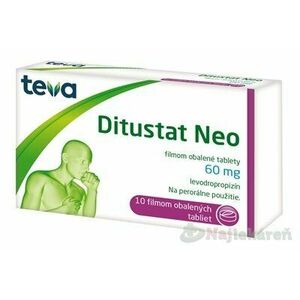 Ditustat Neo filmom obalené tablety 60 mg 10 tabliet vyobraziť