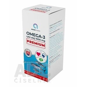ADAMPharm OMEGA-3 rybí olej 1000 mg PREMIUM cps 1x60 ks vyobraziť