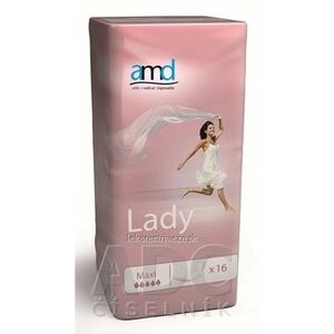 amd Lady Maxi inkontinenčné vložky pre ženy, 38, 5 x14, 1 cm, nasiakavosť 800 ml, 1x16 ks vyobraziť