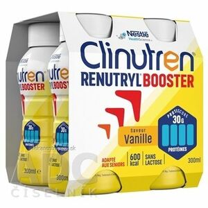 Clinutren RENUTRYL BOOSTER sol, vanilková príchuť 4x300 ml (1200 ml) vyobraziť