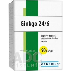 GENERICA Ginkgo 24/6 cps 40 mg 1x90 ks vyobraziť