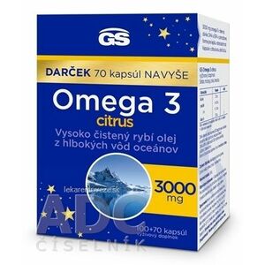 GS Omega 3 citrus darček 2023 cps 100+70 navyše (170 ks) vyobraziť