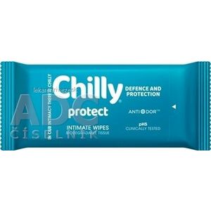 Chilly protect INTIMATE WIPES intímne obrúsky 1x12 ks vyobraziť