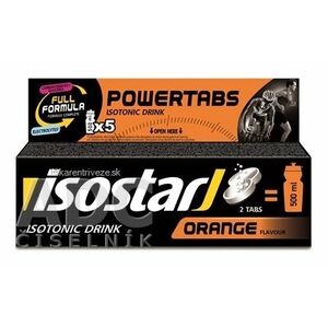 Isostar POWERTABS Orange šumivé tablety na prípravu izotonického nápoja, príchuť pomaranč, 1x10 ks vyobraziť