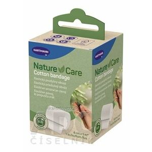 Nature Care Cotton bandage elastický obväz 6 cm x 5 m, 1x1 ks vyobraziť