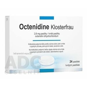 Octenidine Klosterfrau pas ord 2, 6 mg (blis.PVC/PVDC/Al) 1x24 ks vyobraziť