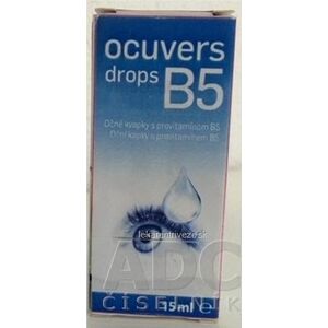 Ocuvers drops B5 očné kvapky s provitamínom B5, 1x15 ml vyobraziť