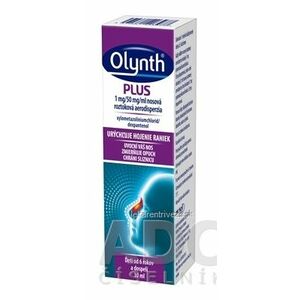 OLYNTH PLUS 1 mg/50 mg/ml nosový roztokový sprej aer nao (fľ.HDPE biela) 1x10 ml vyobraziť