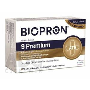 STADA Biopron 9 Premium cps 60+20 (33% zadarmo) (80 ks) vyobraziť