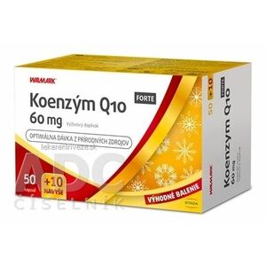 WALMARK Koenzym Q10 FORTE 60 mg PROMO cps 50+10 navyše (60 ks) vyobraziť