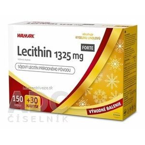 WALMARK Lecithin FORTE 1325 mg PROMO cps 150+30 navyše (180 ks) vyobraziť