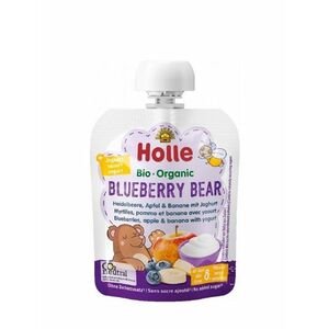 Blueberry Bear - čučoriedka, jablko, banán a jogurt BIO HOLLE 85 g vyobraziť