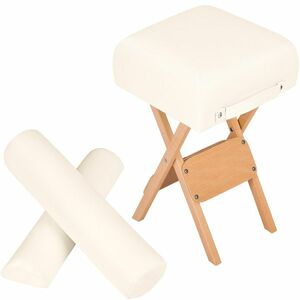 Skladacia stolička k masážnemu lôžku s 2 kusovou sadou masérskych valcov vyobraziť