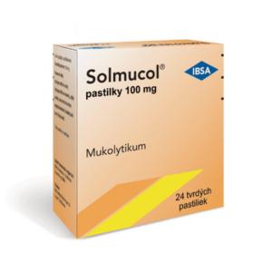 SOLMUCOL 100 mg 24 pastiliek vyobraziť