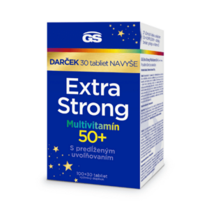 GS Extra strong multivitamín 50+ darček 2023 130 tabliet vyobraziť