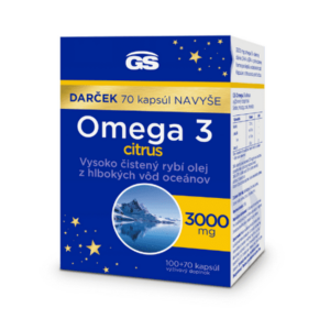 GS Omega 3 citrus darček 2023 170 kapsúl vyobraziť