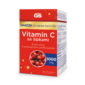 GS Vitamín C 1000 mg so šípkami darček 2023 130 tabliet vyobraziť