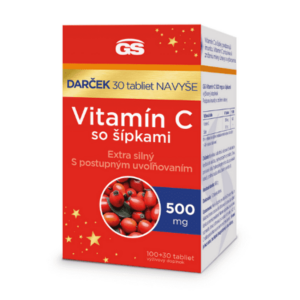 GS Vitamín C 500 mg so šípkami darček 2023 130 tabliet vyobraziť
