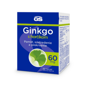 GS Ginkgo 60 mg s horčíkom 90 tabliet vyobraziť