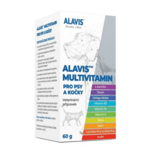 ALAVIS Multivitamín pre psy a mačky 60 g vyobraziť