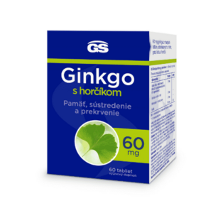 GS Ginkgo 60 mg s horčíkom 60 tabliet vyobraziť