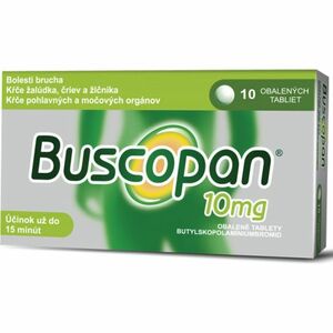 Buscopan tbl.obd.20 x 10 mg vyobraziť