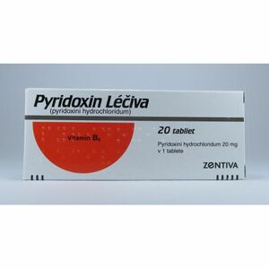 Pyridoxin Léčiva tbl.20 x 20 mg vyobraziť