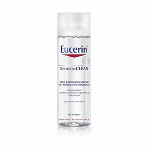 Eucerin DermatoClean micelárna čistiaca voda 3v1 (3 in 1 Micellar Cleansing Fluid) 400 ml vyobraziť