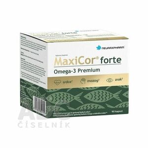 Neuraxpharm MaxiCor forte Omega-3 Premium 90 cps vyobraziť