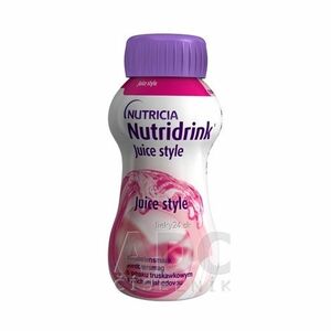 Nutridrink Juice Style s jahodovou príchuťou 4x200ml vyobraziť