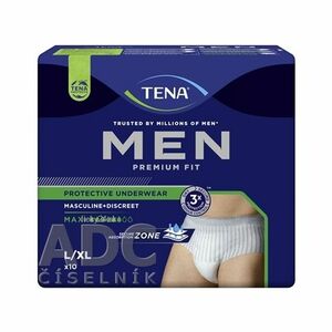 TENA Men Protective Underwear Maxi L/XL naťahovacie nohavičky 10 ks vyobraziť
