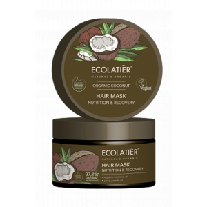 Maska na vlasy Kokos - vyživuje a regeneruje vlasy - EcoLatier Organic - 250ml vyobraziť