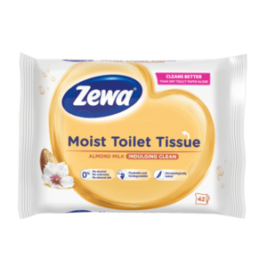 Zewa Almond Milk vlhčený toaletný papier 42ks vyobraziť