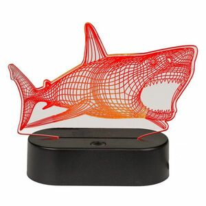 OOTB Lampička 3D žralok vyobraziť