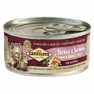 CARNILOVE Cat kitten turkey & salmon konzerva pre mačky 100 g vyobraziť